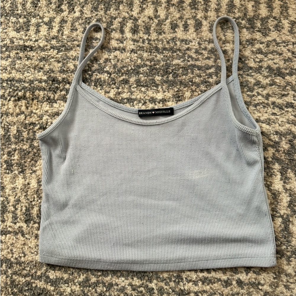 brandy melville blue tank top